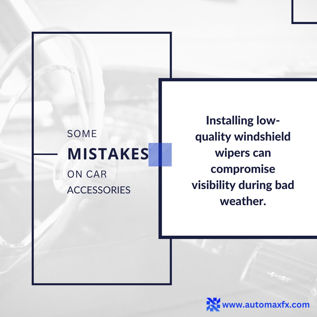 Automaxfx's tweet photo. SOME MISTAKES ON CAR ACCESSORIES

#caraccessories #mistakes #avoid #expertadvice #safetyfirst #productcompatibility #installation #caralarms #dashcams #choosingtherightproduct #knowwhatyouneed #preventdamage #injuryfree #road #safety #cargadgets #tips #automaxfx https://t.co/JoGCYDN99H