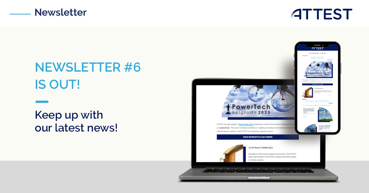 📰 𝐍𝐄𝐖𝐒𝐋𝐄𝐓𝐓𝐄𝐑
We are at the final stage of this adventure!
Discover the latest news in issue #6 of our newsletter 👉 tinyurl.com/ys3yw3np