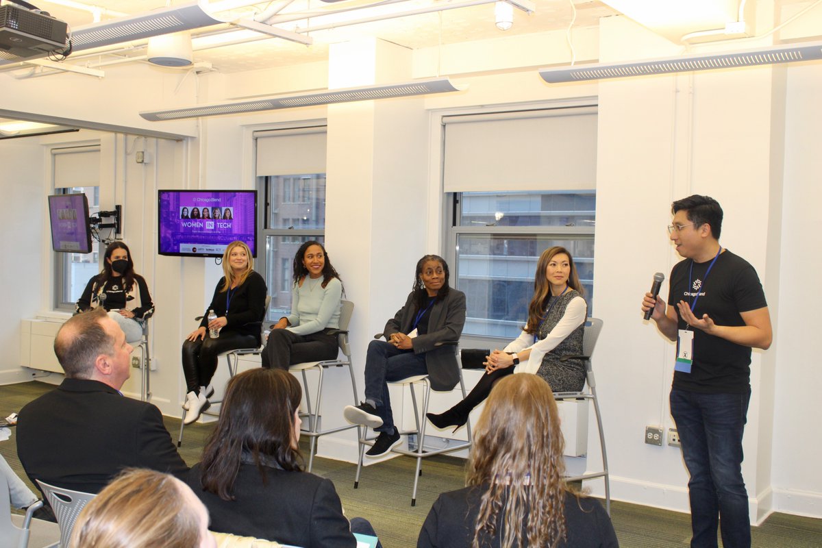 THANK YOU to everyone who joined our #womenintech event last night! Special thanks to our speakers @lindsayknight @TessaFlippin @cristinpacifico Caitlyn Truong & Karen Kerr, and our event partners @ChicagoVentures @LoftyVentures @hpa_vc @GETCities @TechNexus & @Chi_Innovation!