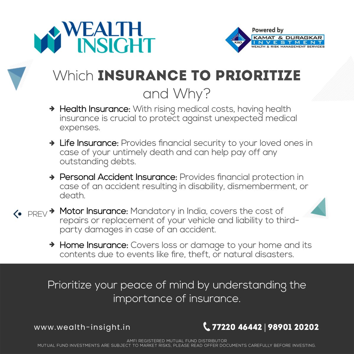 WealthInsight90's tweet image. Life is full of uncertainties, and insurance can help provide financial protection against them. 🛡️💰 #insuranceinindia #healthinsurance #lifeinsurance #motorinsurance #homeinsurance #personalaccidentinsurance #financialprotection #personalfinance #protectyourself