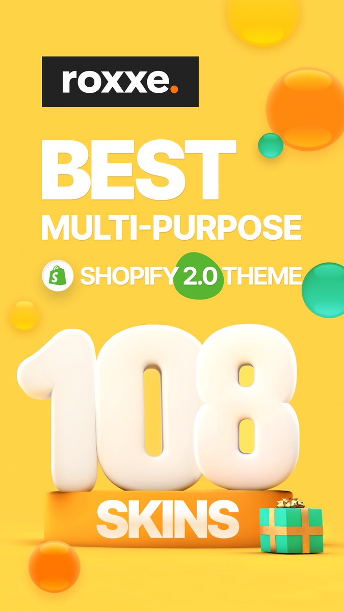 Zemez8's tweet photo. 🔥Big update🔥
🧡Premium Roxxe - Responsive Multipurpose Shopify Theme has +3 new skins. 
😱Roxxe has a total of 108 unique, creative, diverse skins for any type of business.
Experience the power of Roxxe - Responsive Multipurpose Shopify Theme right now👉
https://t.co/DKByRKFp02 https://t.co/almjs4y8e9