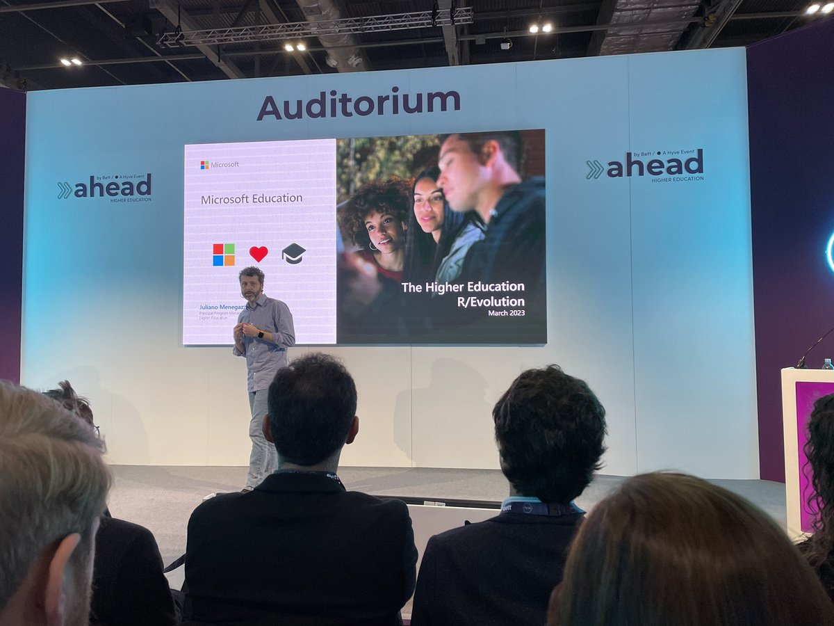 jodieEdu's tweet photo. Great time at #BETT23! Always a pleasure to see @1charliehammond and really enjoyed the talks #AheadByBett Discussions about AI, higher education and the poignant timing of @Turnitin’s AI detector…let’s talk! AI &amp; Ethics, assessment, curriculum, teaching… 🤯 https://t.co/W5cnzTv2As