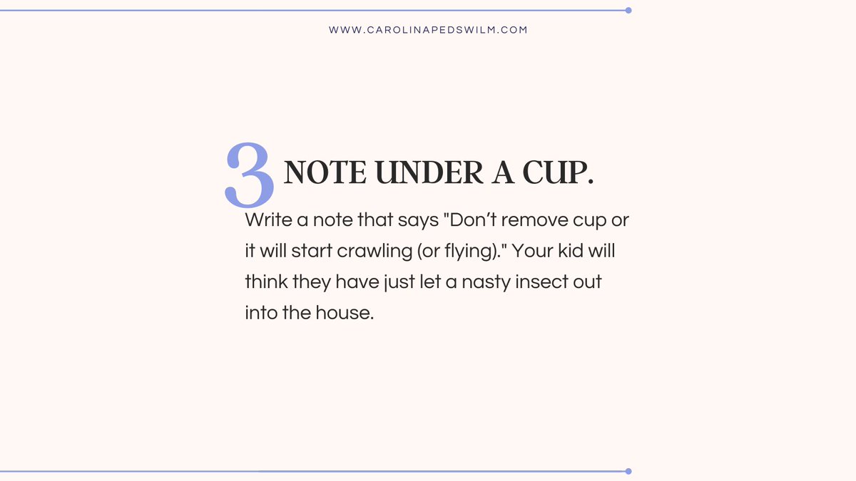 April Fool's Day is THIS Saturday! Here are a few easy – and harmless – pranks your kids will get a kick out of 👇

Happy Pranking! 😜 🃏

#aprilfools #prank #pranksforkids #aprilfoolsday #carolinapediatrics #carolinapedswilm #wilmingtonnc #childhealth #pediatrics