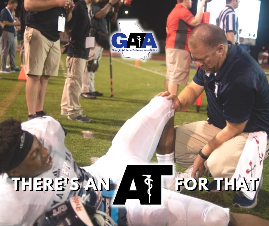 GATAinfo's tweet photo. Covering injuries head to toe? There's an AT for that! #gATa #NATM2023 #TheresAnATForThat #WeAreD9 @SEATA9 @NATA_SSATC @NATA1950 @MariettaCitySch @BDsportsmed https://t.co/j0S4v36u7U