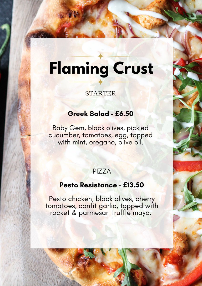 flamingcrust's tweet photo. Pizza specials 😎
We just tasted the Pesto Resistance and it is super tasty 😋
Who should treat you to a pizza this week?
#pizza #flamingcrust #saintfield https://t.co/1VXD3ViSbT