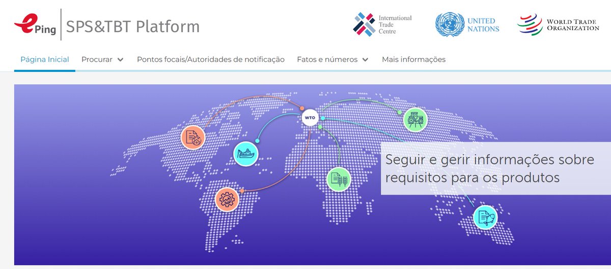 ITC_MktAnalysis's tweet photo. 🗓️SAVE THE DATE: Thursday 30 March at 1 PM (GMT)
Launch of #ePing platform in Portuguese hosted by
@ApexBrasil_en 🇧🇷.
Discover how businesses can stay informed on new and updated #SPS & #TBT product regulations. 🔗https://t.co/VMqFaMOSeu https://t.co/WTh2JT7nNr