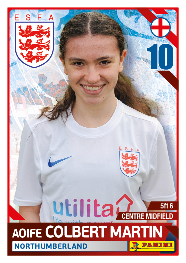SchoolsFootball's tweet photo. 9. Phoebe Cowley 
10. Aoife Colbert Martin
11. Bryony Brodie
12. Jessica Anderson https://t.co/kE1D3MHQJu