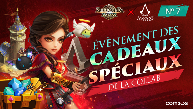 summonerswar_FR's tweet photo. La collab #SWxAC continue !
Prenez part à partir d'aujourd'hui et jusqu'au 30 avril et récupérez plusieurs récompenses parmi lesquelles une métamorphose angemon, des emotes Kassandra ou encore un bâtiment spécial collab !
Détails :
https://t.co/iVpgvlDMfh https://t.co/wvibieTeID