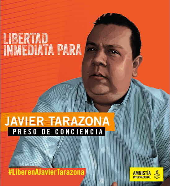 Marcos Gómez 🕯 (@GomezMarcos) on Twitter photo 2023-03-29 15:31:20 Liberen inmediatamente al preso de conciencia y defensor de derechos humanos Javier Tarazona de @FundaREDES Su salud está en peligro y debe recibir atención médica urgente Cesen la criminalización contra las ONG en #Venezuela Liberen inmediatamente al preso de conciencia y defensor de derechos humanos Javier Tarazona de @FundaREDES Su salud está en peligro y debe recibir atención médica urgente Cesen la criminalización contra las ONG en #Venezuela