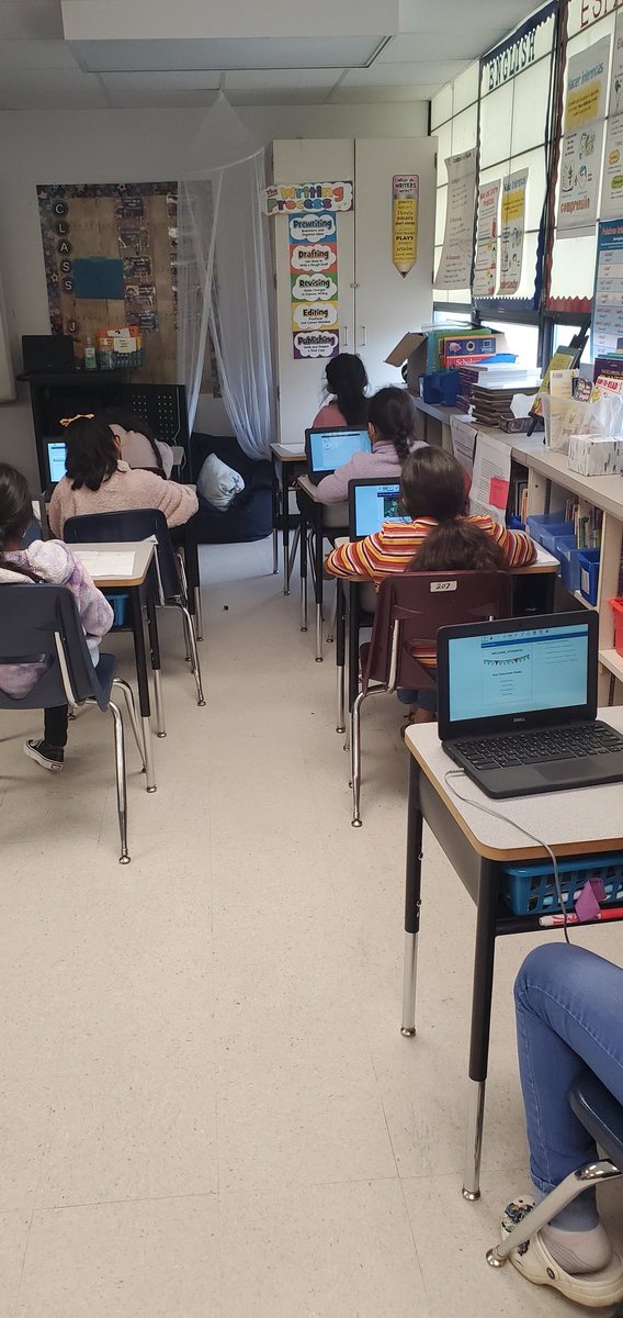 Working hard on NWEA map testing ! #BTWFinishSTRONG