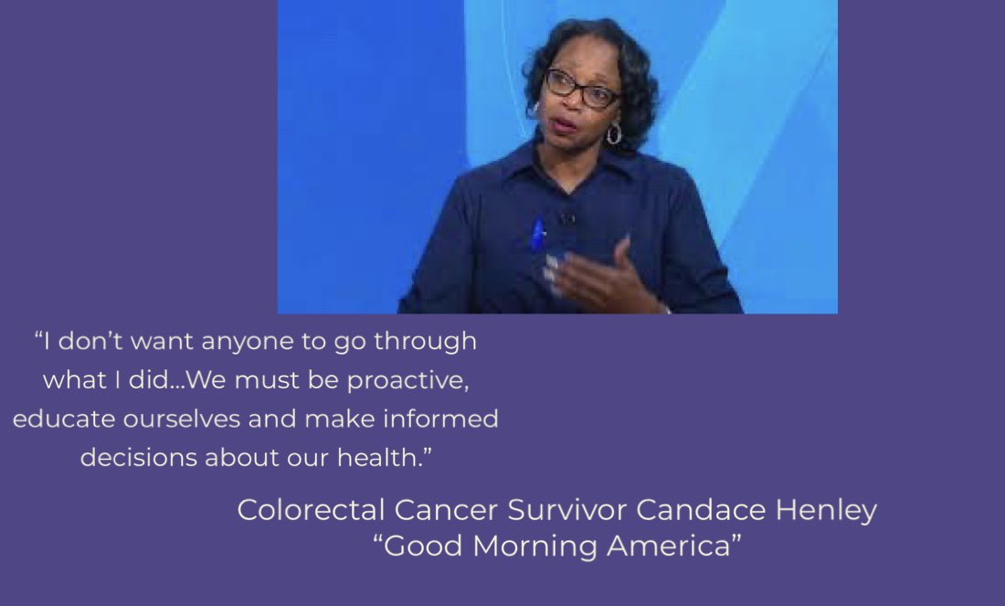 When Candace Henley was diagnosed with #colorectalcancer 20 years ago, all she wanted was to see her youngest child turn 18. Now, see how our partner <a href="/colon_survivor/">Candace Henley</a> is sharing her mission to educate others about the disease and save lives on <a href="/GMA/">Good Morning America</a> goodmorningamerica.com/wellness/story…