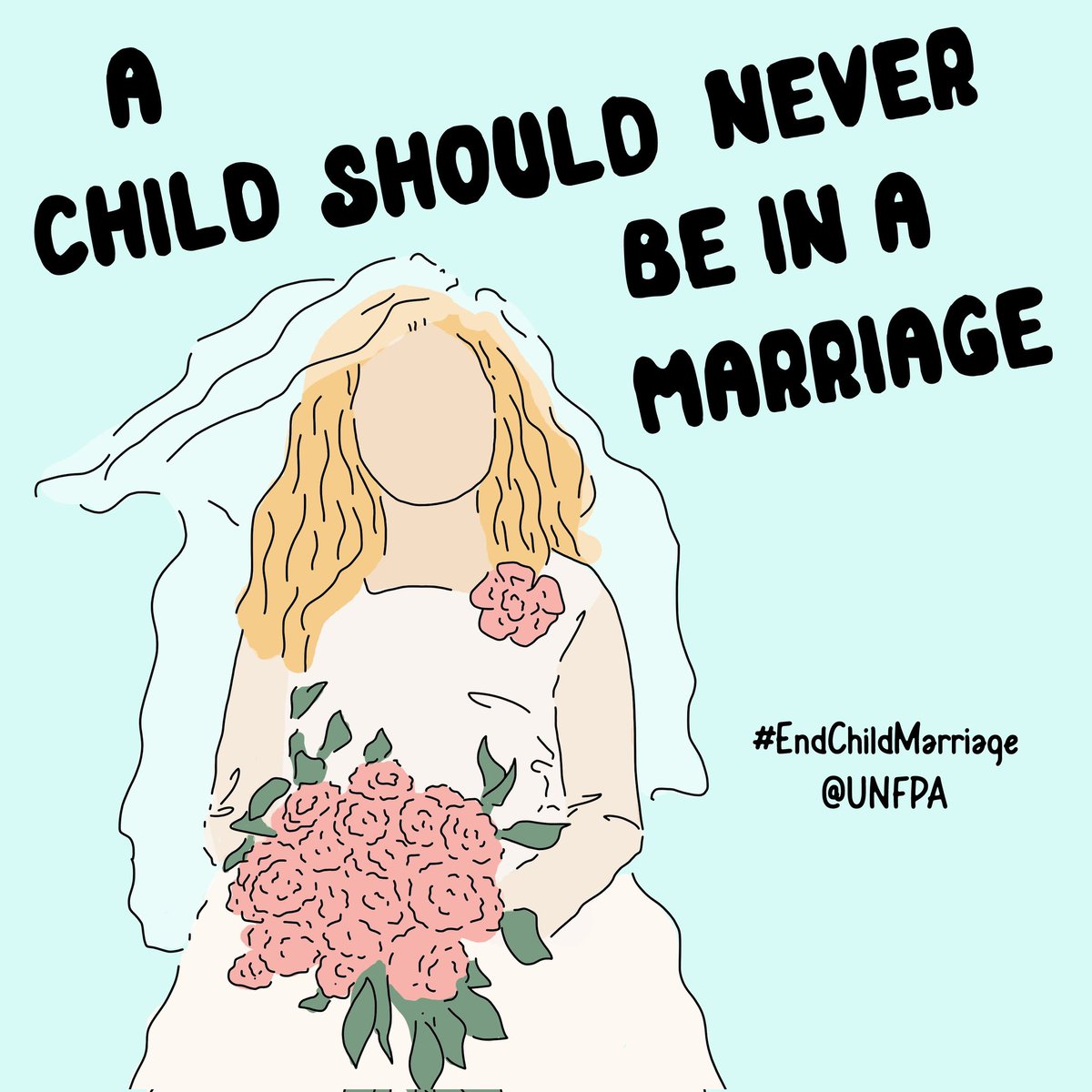 A child should never be in a marriage.. It affects their future plans, their mental health and other disastrous effects..
#ProtectGirls 
#EndChildMarriages