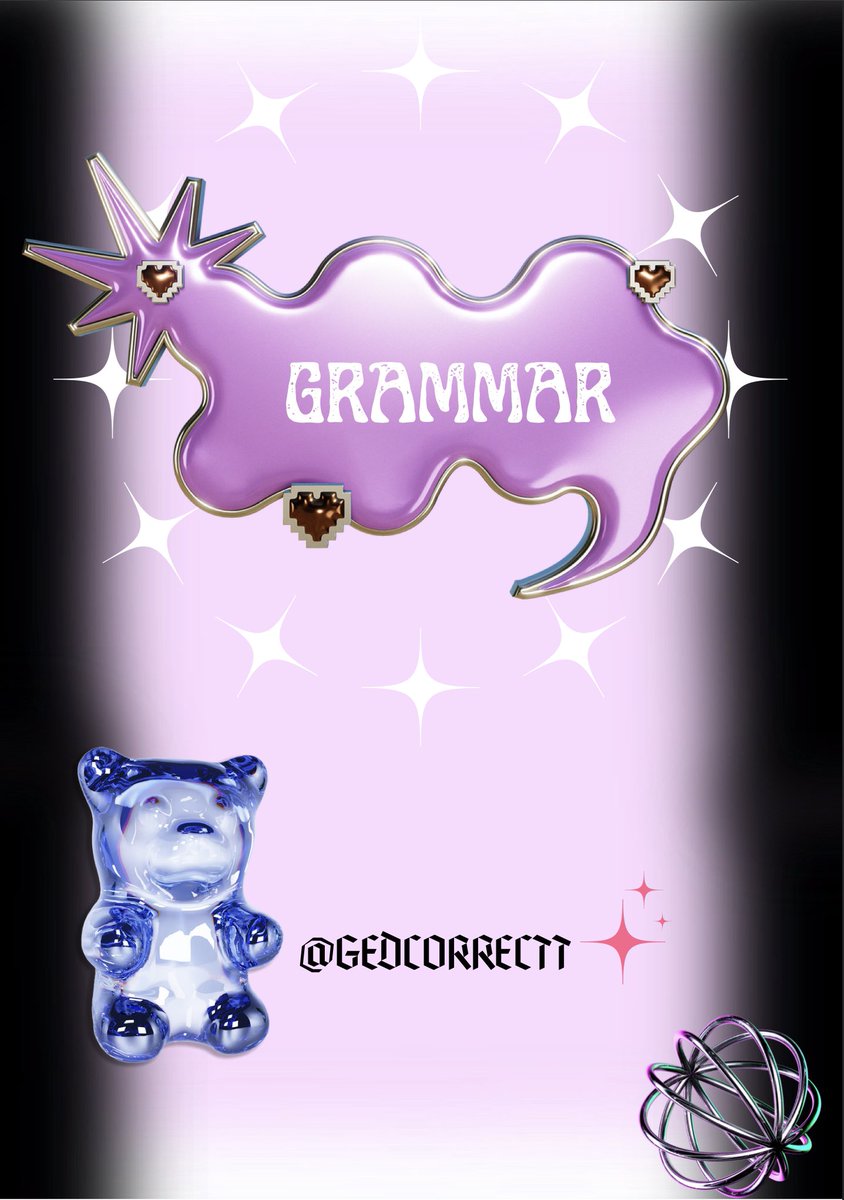 gedcorrectt's tweet photo. สรุป Grammar 🙌🏽💗 69฿ 

ใครไม่เข้าใจการใช้แกรมม่าที่ถูกต้องสักที ต้องมาดู!👇🏻

-สรุป tenses ทั้งหมด แบบจุกๆ 
-Noun, article, Quantifier 
-adverb adjective 
-แถม 😱 Conjunction ใช้เขียนessay ให้!!
-แถมแบบฝึกหัดเยอะสุดๆ

❗️พิเศษ Grammar+Package สรุปRLAรับไปได้เลยในราคา 260฿

#สอบged https://t.co/WqlBsa41L6