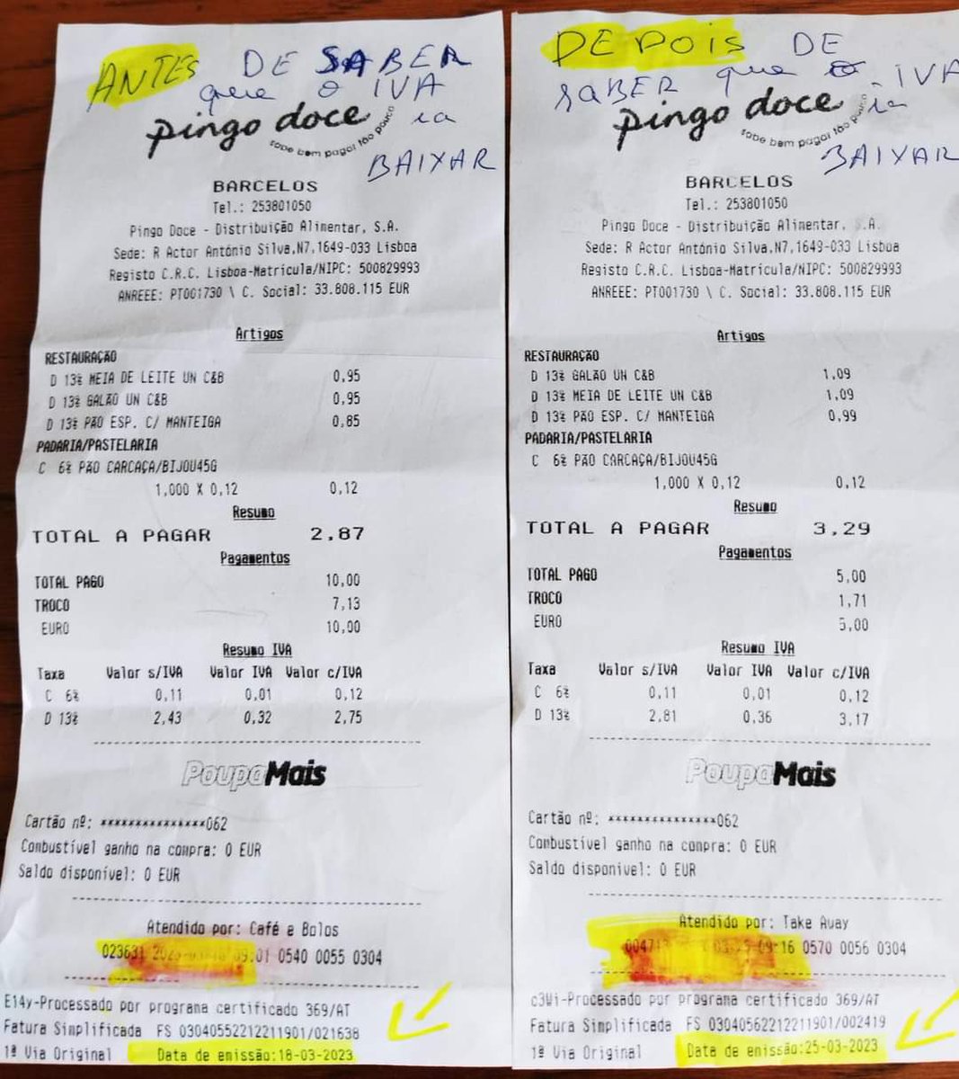 LusFili91096599's tweet photo. Perante as datas o mesmo local e os mesmos produtos!! a ser verdade (?) inadmissível https://t.co/CTlFkBOotg