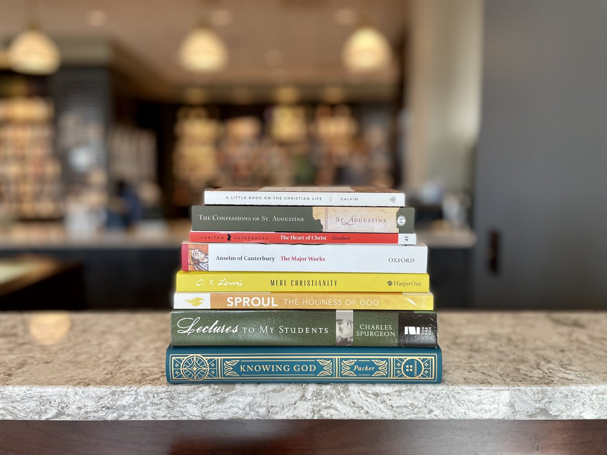 MBTS's tweet photo. 📚 #CalledOut Giveaway 📚

For our last giveaway, we’re giving a bundle of Christian classics!

On the Christian Life.
Confessions.
The Heart of Christ.
The Major Works.
Mere Christianity.
The Holiness of God.
Lectures to My Students.
Knowing God.

Follow or RT to enter to win! https://t.co/zqn1ySEW9v
