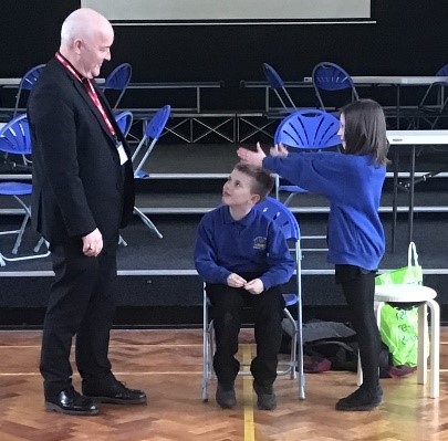 WfieldPrimary's tweet photo. We were delighted to invite The Most Reverend and Right Honourable Archbishop Stephen Cottrell and his wife Rebecca to Westfield. After a tour of the school, they met some of our wonderful children and over afternoon tea, Archbishop Stephen shared lots of funny stories. https://t.co/NMlNNVBcIp