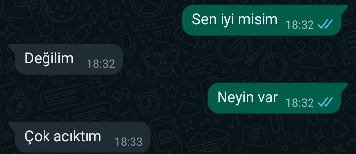 İyi değilim dese şehir değiştireceğim çocuğun bana uyguladığı tarife.