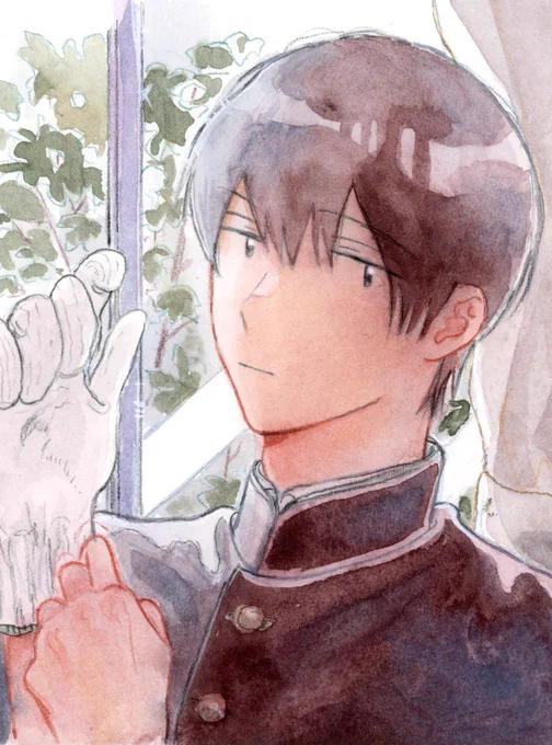 いつもより早く学校に着いたらクラスメイトの戸田君が軍手しながらおはようって挨拶してくれた 