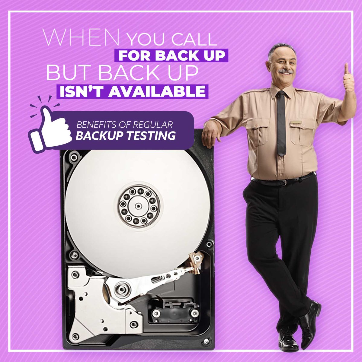 plexus_tech's tweet photo. You may rest easy knowing that your data backup will be there when you need it, but have you ever tested it to make sure? Don’t just assume it will work when the time comes. Know for sure by testing your backup solution regularly.

If you need help with your backup solutions contact us for your FREE consultation.
https://t.co/1DuchvpPtq

#PlexusTechnology #cybersecurity #manageditservices #VoIP #smallbusiness #marketing #Arizona #comanagedIT #informationtechnology #AZ #Arizonabusiness #cloudservices #digitalmarketing #itcompany