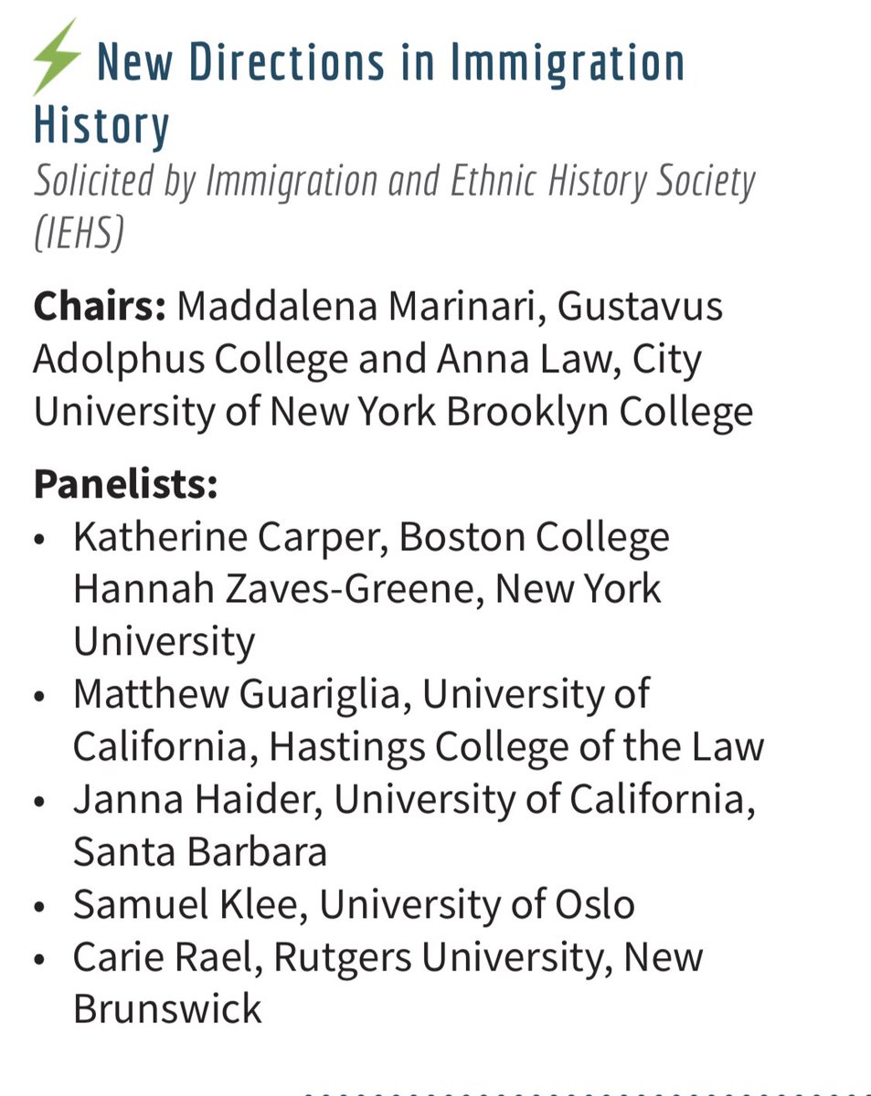 For everyone attending #OAH2023, consider attending the Latinx Homeowner Postwar Metropolis panel and the New Directions in Immigration History @IEHS1965 Lightening Round. See you all there!