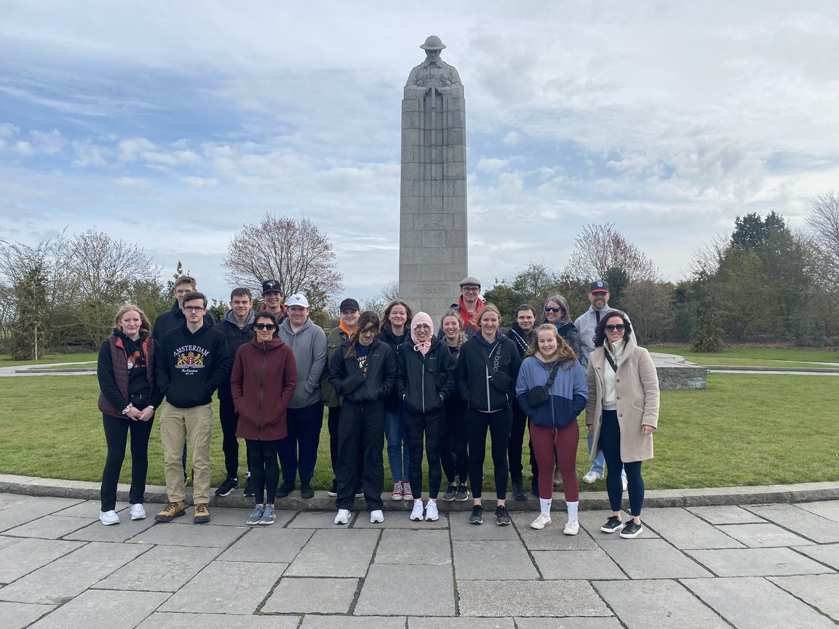 DayslandS's tweet photo. Our adventures continued yesterday as we saw Essex Farm Cemetery,       Flanders Fields Museum and spent time touring around Ypres. #brsd https://t.co/P8SqaQM0pF