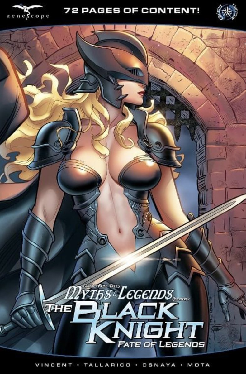 Hitting Comic Shops today from Zenescope! #MythsandLegends #TheBlackKnight