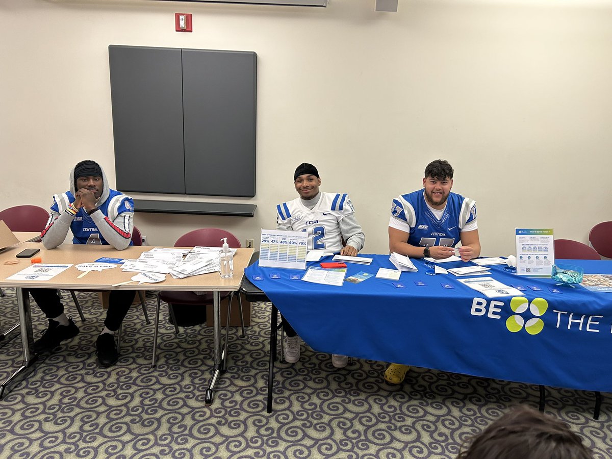 Thanks to all the <a href="/CCSU/">Central Connecticut State University</a> students who are choosing to make a difference! #BeTheMatch