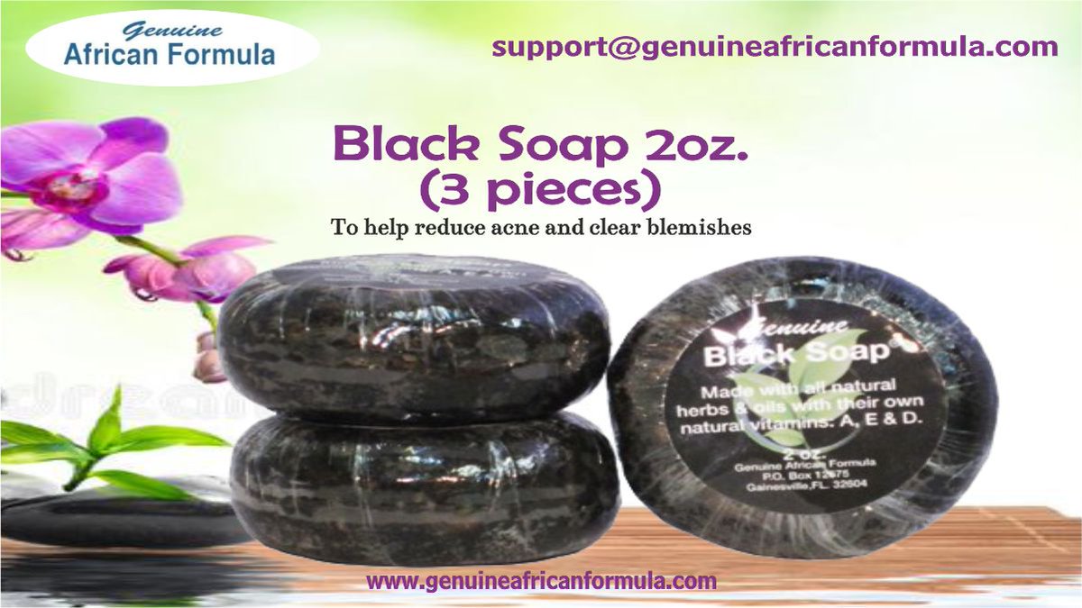 AfricanFormula's tweet image. Black Soap 2oz (3 pieces) is all natural, completely organic without animal fat, chemicals,tar or artificial coloring. 
Shop here - bit.ly/3M344OQ
#BlackSoap2oz #AfricanBeePollenHighQualityShampoo8oz #GenuineAfricanFormula #NineHerbsTreatment #SkinCare  #Skin  #Natural