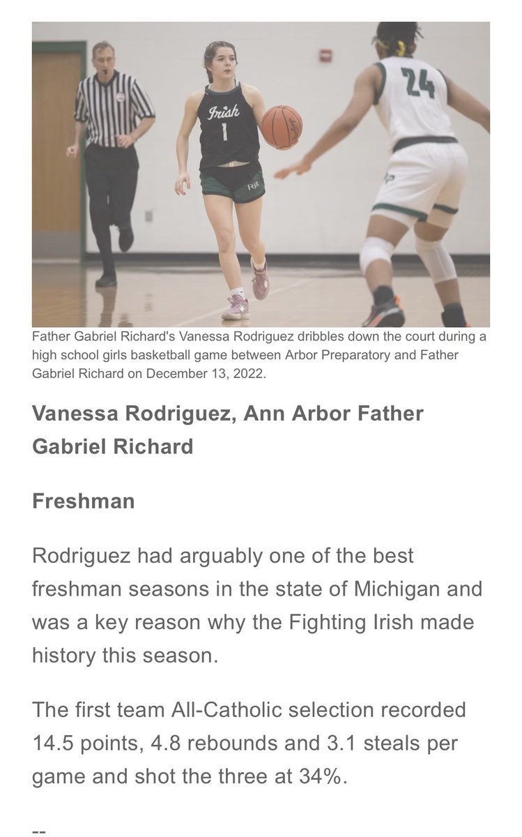Vanessa_rod07's tweet photo. I am very thankful to be named on the Ann Arbor Dream team, 1st team. Thank you to everyone who helped me get here!! @FGRathletics @fgrhoops @MImystics @MysticsDalton @CoachCharve https://t.co/GvTQSUsQdk