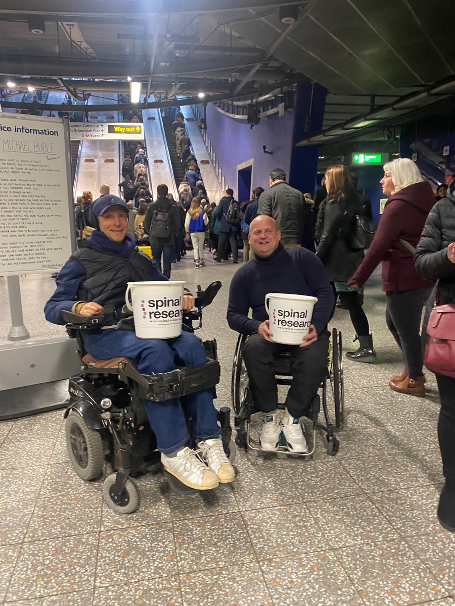 SpinalResearch's tweet photo. Thank you so much to everyone who donated at our station collection yesterday. @MichaelBuble's concert was the perfect support act to our main event 😆
#beatparalysis #stationcollection #charitycollection #michaelbuble #O2 https://t.co/19zbJaBhYy