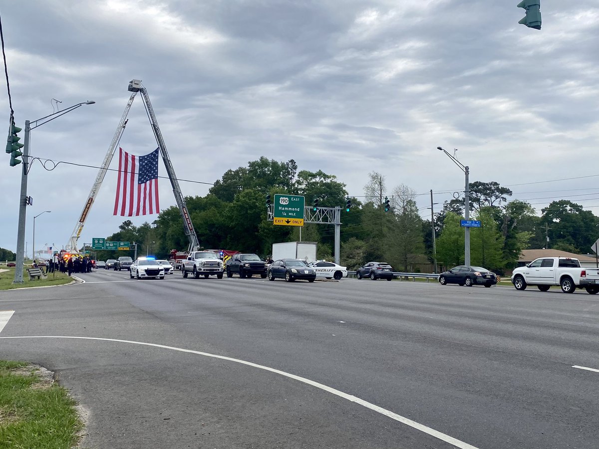 I am in Baton Rouge this morning under somber circumstances. 

The two Baton Rouge police officers killed in a helicopter crash over the weekend will be honored with a processional this morning. <a href="/wdsu/">wdsu</a>