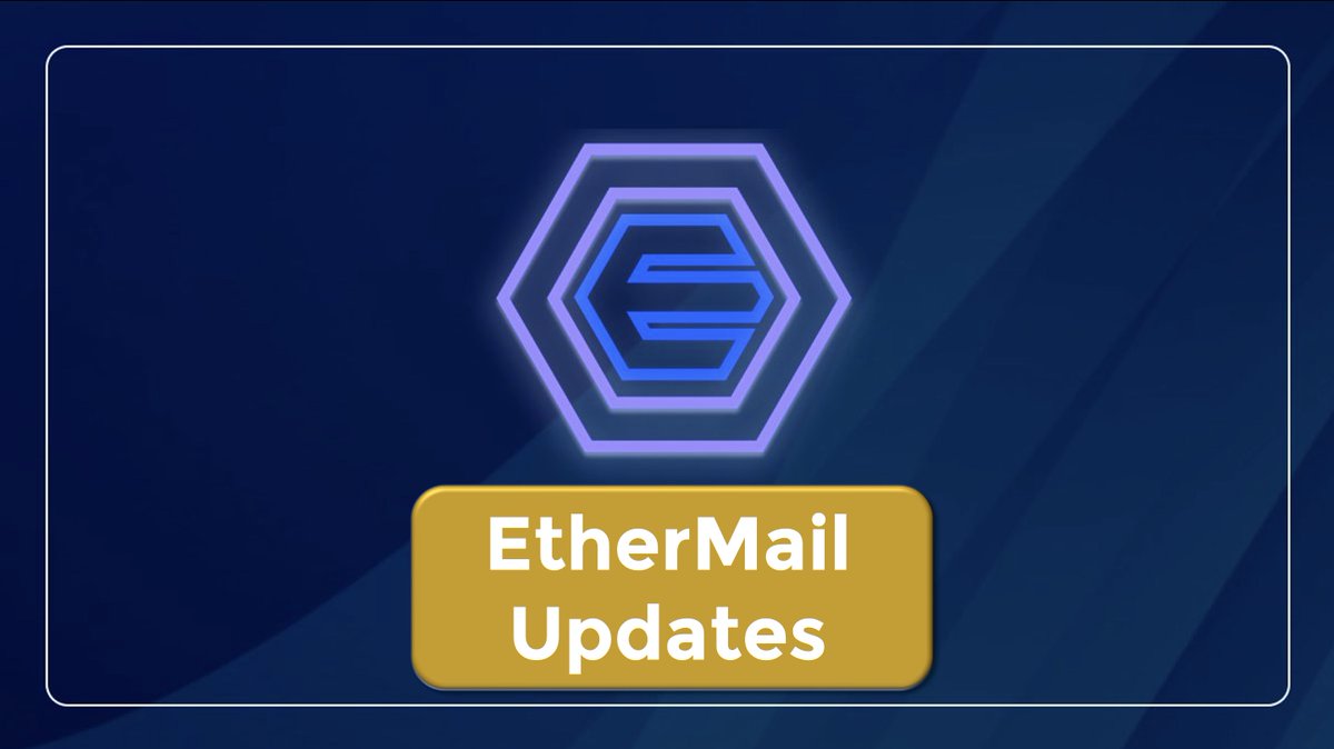 daboyshine's tweet photo. ✅ข่าวดี 2 เด้ง @ethermail_io ✅

1️⃣CoinMarketCap ประกาศ list $EMT (EtherMail Token) บนกระดานแล้ว ซึ่งก่อนหน้านี้มี CoinGecko ก็ list ไปแล้วเช่นกัน (แต่ยังเทรดไม่ได้)

2️⃣เมื่อกี้ EtherMail เปิดให้ผู้ใช้งานสามารถ forward Gmail เข้ามาใน inbox ได้แล้ว 

วิธีตั้งค่าในคอมเมนต์...🧵 https://t.co/cHgbDKabAE