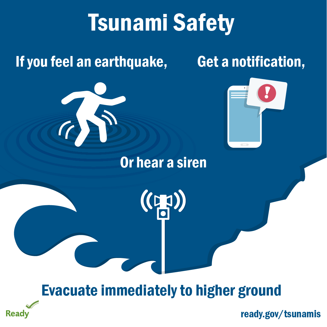 Tsunami warning earthquake