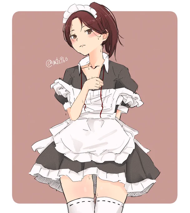メイド敷波ちゃんかわいい 