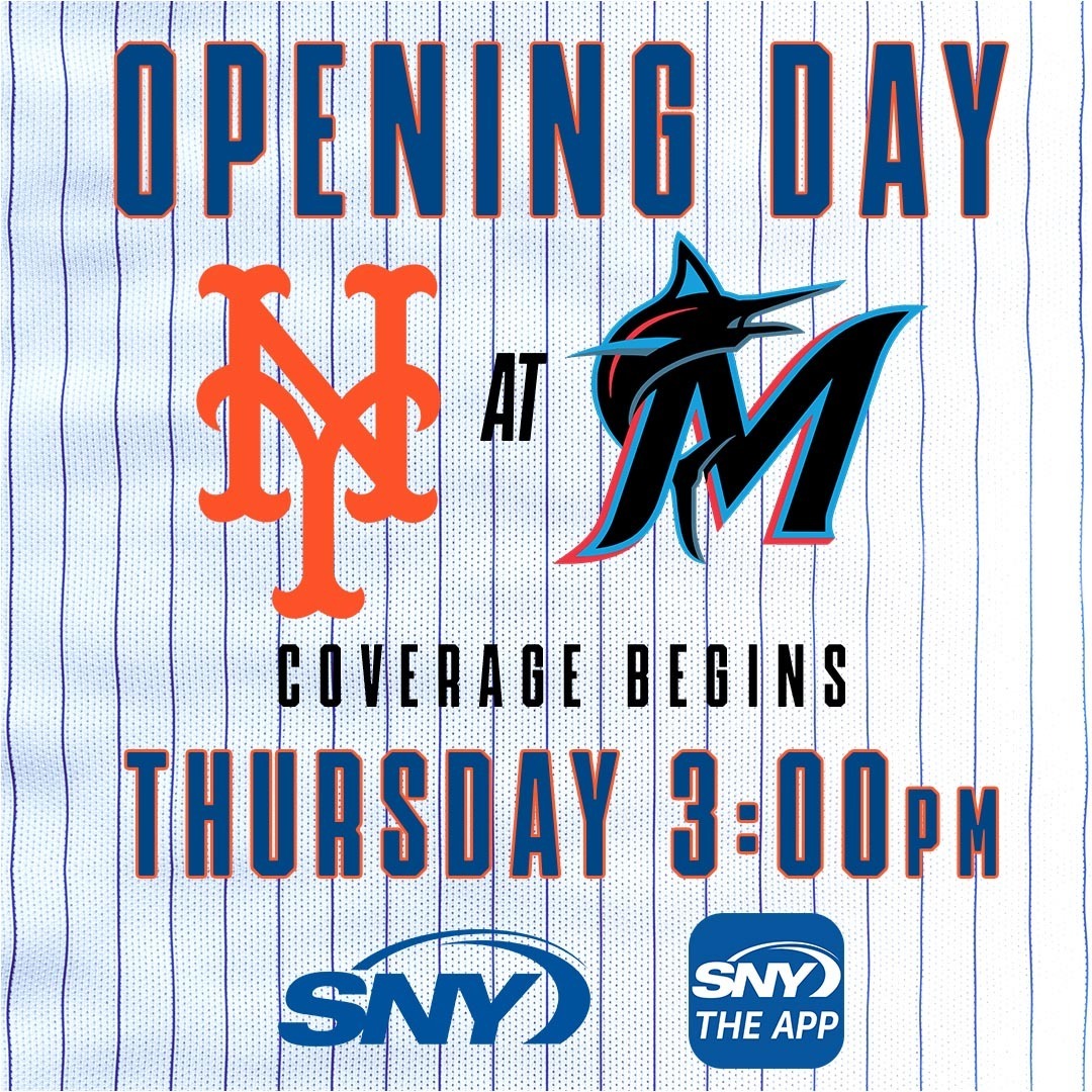 SNYtv's tweet image. Yes, the rumors are true - the Mets are back tomorrow.

Full Opening Day coverage begins at 3 p.m. on SNY and on The SNY App.