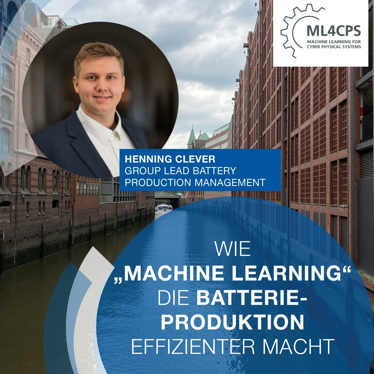 Wie verändert maschinelles Lernen die #Batterieproduktion? Am 30. März erklärt #PEM-Experte Henning Clever bei der Konferenz #ML4CPS, wie #MachineLearning dazu beitragen kann, die Effizienz und Qualität der #Batterie-Herstellung zu steigern. 🔋 Anmeldung: buff.ly/3JXrjqG