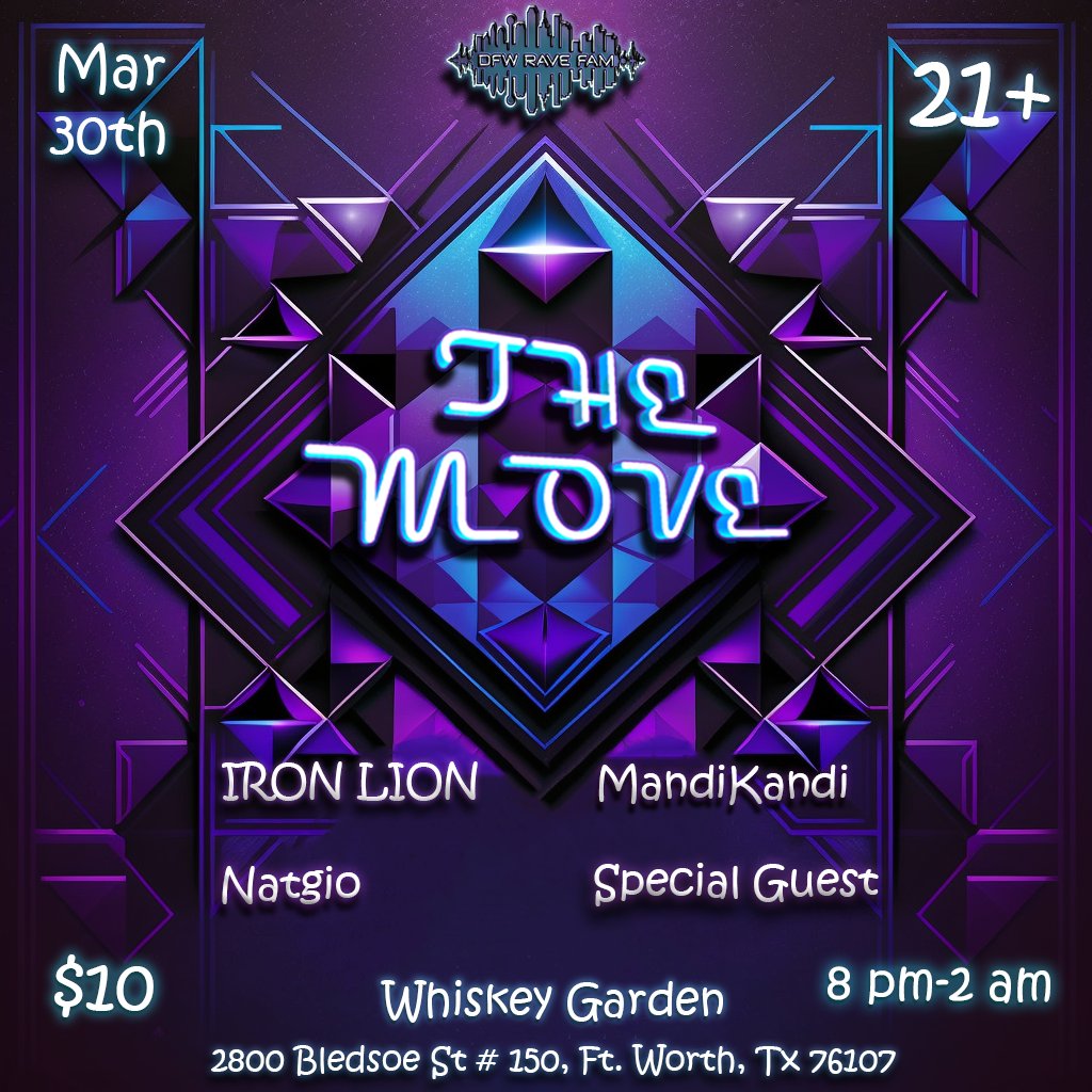 MoveThursdays's tweet photo. 🔥🎧 Get ready to ignite your senses and unleash your inner rave spirit at "The Move"! 🎧🔥
Tomorrow night, we're transforming the night into a dazzling playground of electrifying beats,&amp;unforgettable moments! 
Come out early if you would like a chance to play open decks 8- 10pm https://t.co/doNbKjXhk4