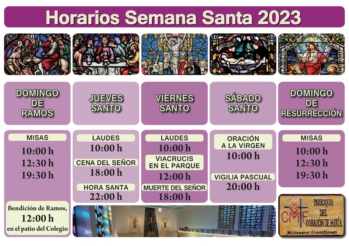 Te esperamos para celebrar la Semana Santa