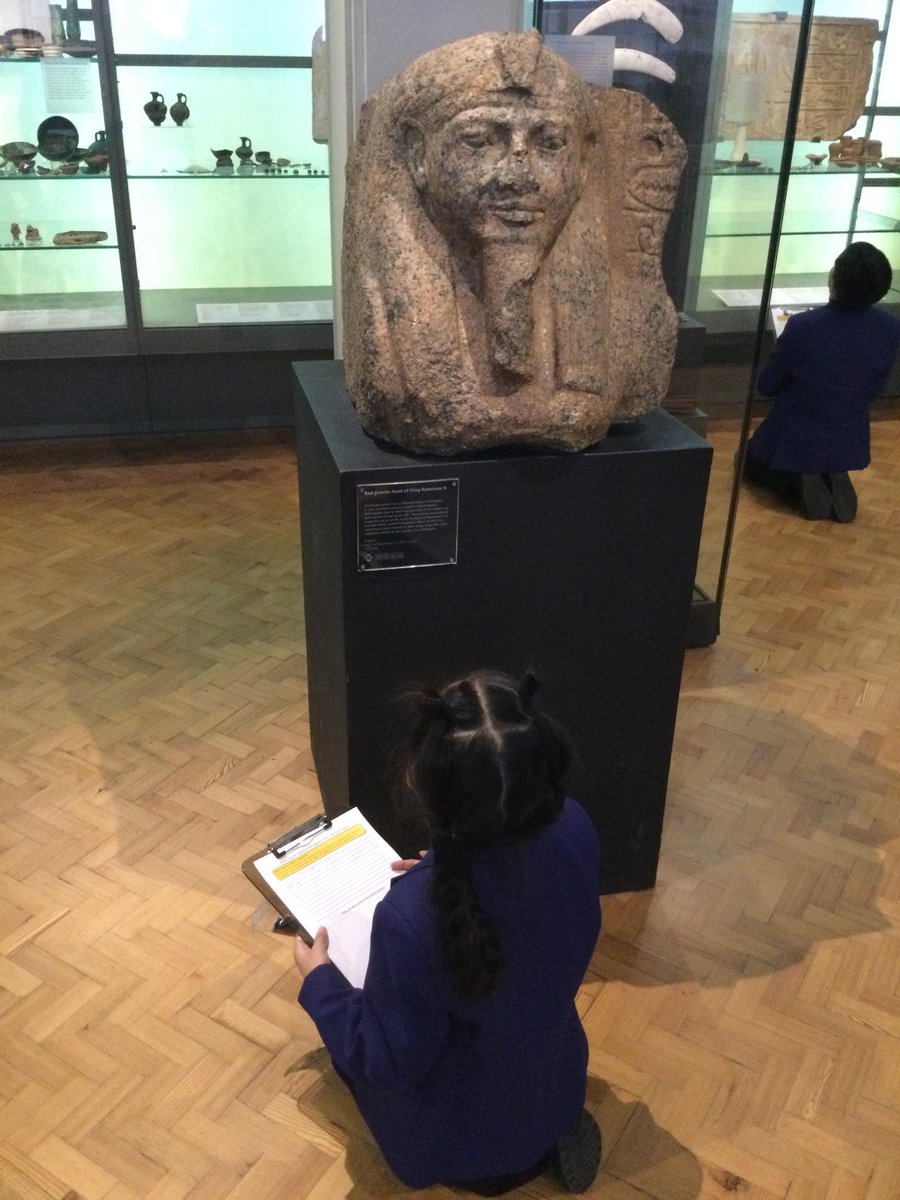 WHGSPrimary's tweet photo. #WHGS_YAC had a FABULOUS time at @McrMuseum! We spent hours looking at the different galleries, focusing on Egyptology. The cherry on top was our VIP tour with @EgyptMcr through the #goldenmummies exhibit (and showing him our stelae)! Thank you so much! @YAC_CBA @MM_Connects https://t.co/f3aKJJ1X9r