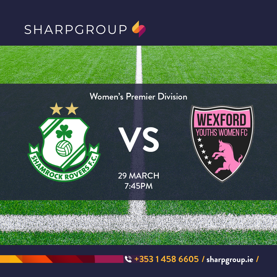 sharp_security's tweet image. Good luck to Shamrock Rovers F.C. Women&apos;s Premier Division on their game against @WexfordFC today! ☘️ 

#Sponsorship #ShamrockRovers #SharpGroup #Fire🔥 #Security🔒