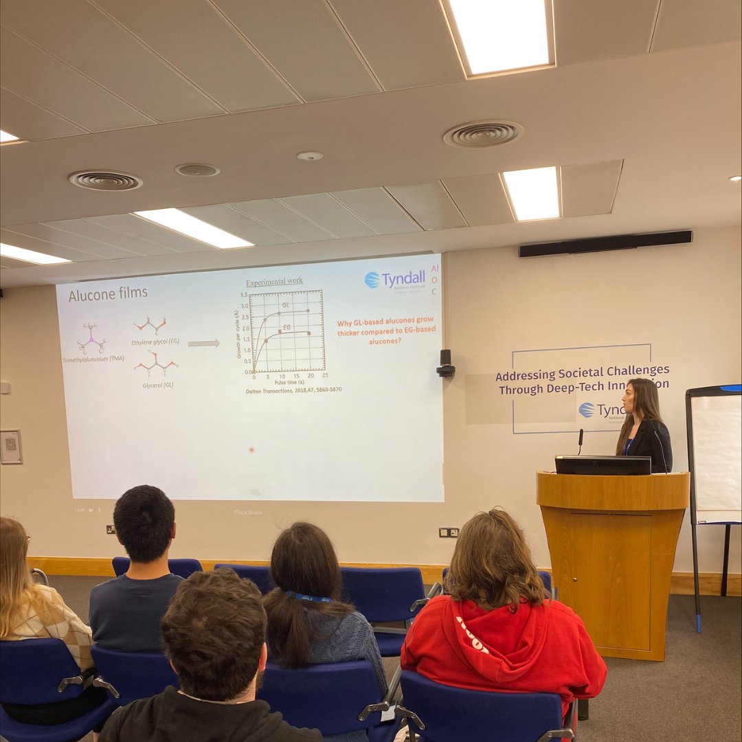 Delighted to announce that #PhD student Arbresha Muriqi is the winner of the 2022 BOC Gases #Postgraduate Bursary Award 🥳 

Arbresha's research focuses on multi-scale simulations of hybrid inorganic-organic films. 

Read more 🔗  bit.ly/3nwQokP

<a href="/boconline/">BOConline</a> <a href="/UCC/">UCC Ireland</a>