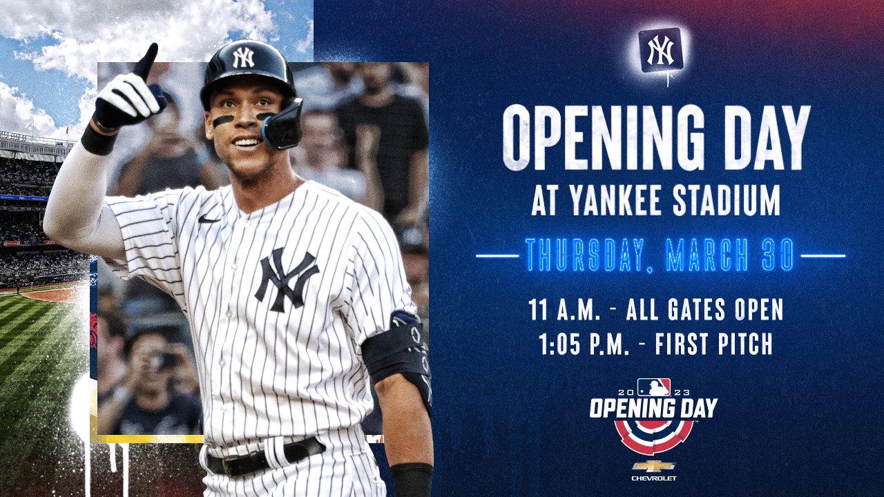 Yankees Opening Day schedule of events at Yankee Stadium 