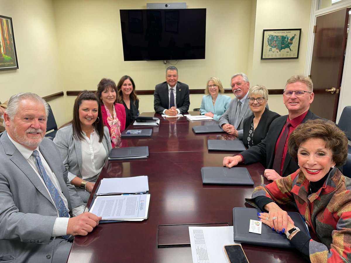 Our county superintendents and staff kicked off the morning with a productive meeting with <a href="/AlexPadilla4CA/">Alex Padilla</a> to discuss  a variety of important topics such as Head Start, E-rate/Cybersecurity, Secure Rural Schools, Special Education, and Title 1 Funding.