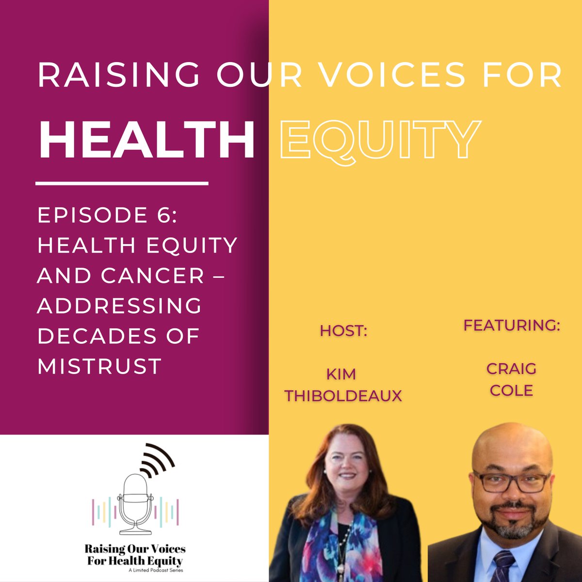 You can listen to all the episodes of 'Raising Our Voices for Health Equity' on our website (vozadvisors.com/podcast/raisin…), Spotify, or Apple Podcasts.