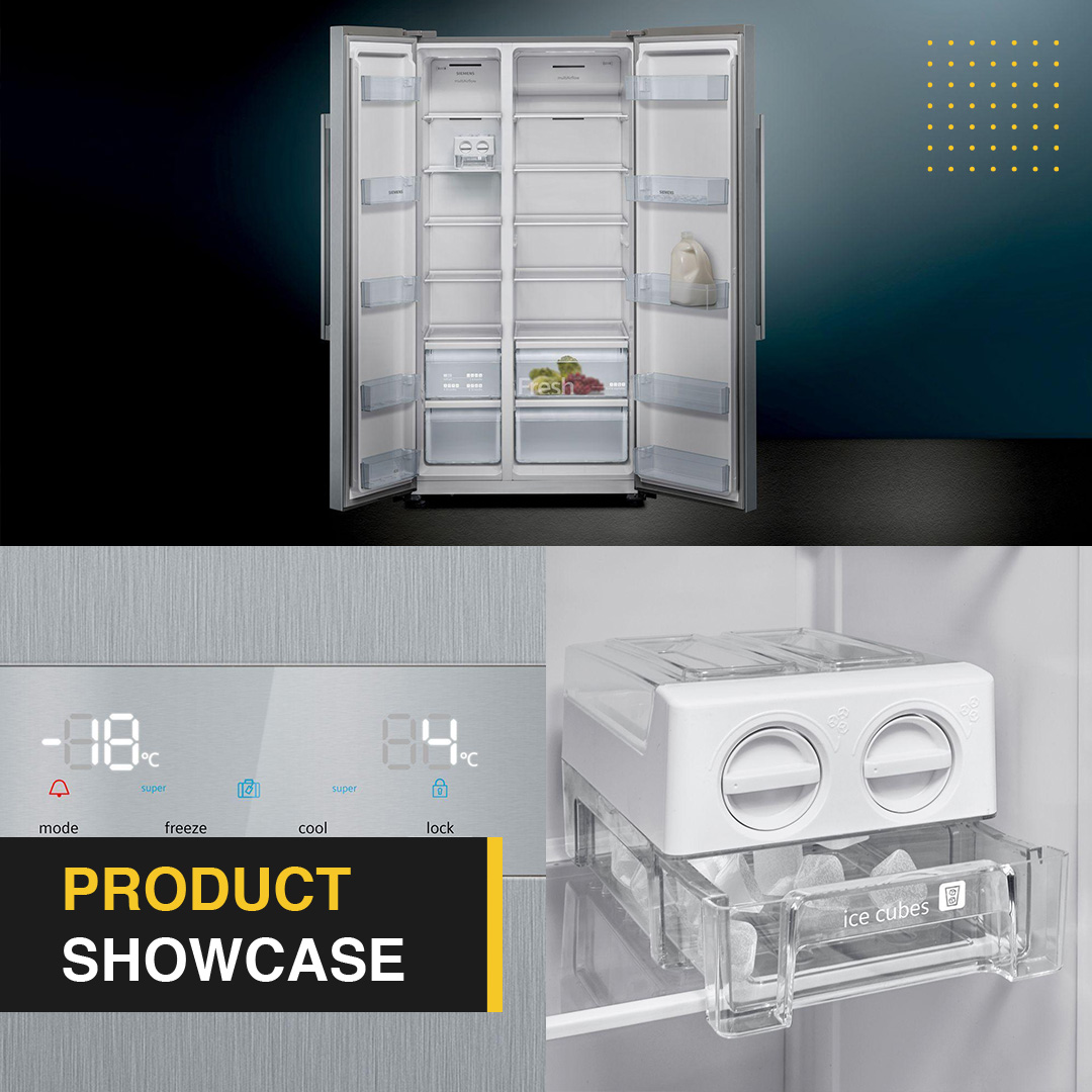 Take a look at this Siemens American style fridge freezer!

✅Removable Twist Ice Box
✅Multi Airflow System
✅Super Cool Function

👉Click the link to take a look: rdo.co.uk/siemens-free-s…