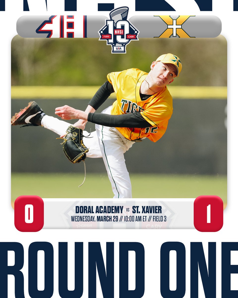 FINAL: Ty Starke's complete game shutout leads St. Xavier to an opening round dub! 💪