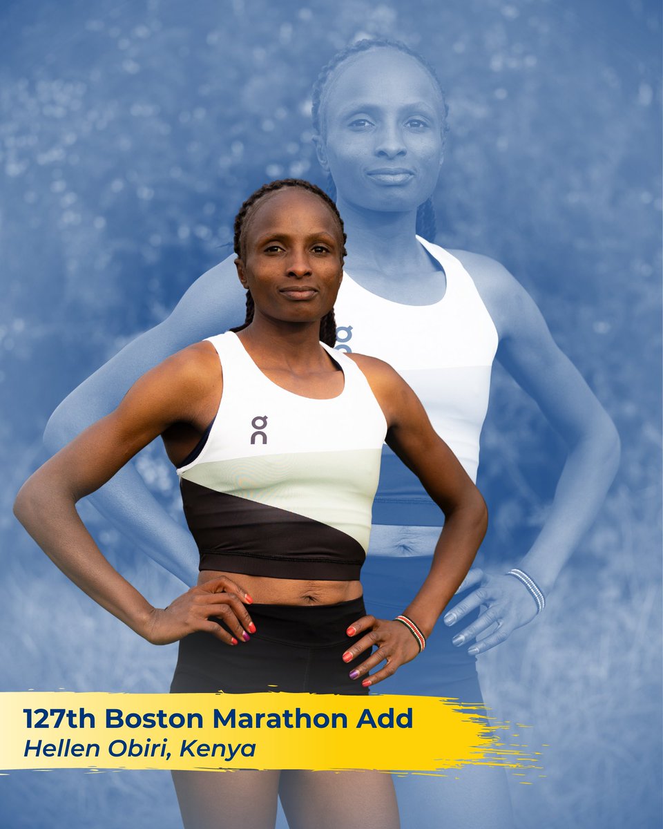 🦄Olympic Medalist & World Champion Hellen Obiri is coming to Boston!🦄

Hellen has been added to the #BostonMarathon Professional Field racing on Patriots’ Day, and won the NYC Half earlier this month.🏆

#oneBOSTON @Hellen_Obiri