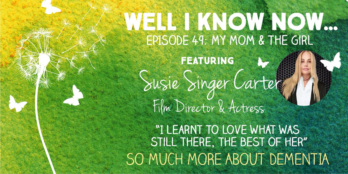 My Mom & the Girl is raw, witty, insightful - it's a brilliant film from US film director & actress Susie Singer Carter, this week's guest on my #WellIKnowNow #podcast. Susie & I talk #dementia #mums #films #life & much, much more. Listen here:  podcasts.apple.com/gb/podcast/sus…