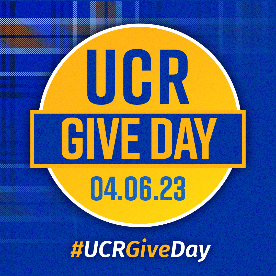 Save the Date! Mark your calendar for April 6, 2023 - National Tartan Day and our first-ever #UCRGiveDay! Learn more at giveday.ucr.edu. #UCRCNAS #UCR #UCRiverside