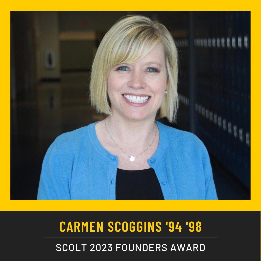 AppStateCAS's tweet photo. @carmenscoggins '94 '98, adjunct instructor in the @appstate Department of Languages, Literatures and Cultures, is the recipient of the Southern Conference on Language Teaching (@_SCOLT_)'s 2023 Founders Award!
Read more: https://t.co/HnjzUB102h
#AppStateCAS #AppStateLLC https://t.co/2ppKsqh987